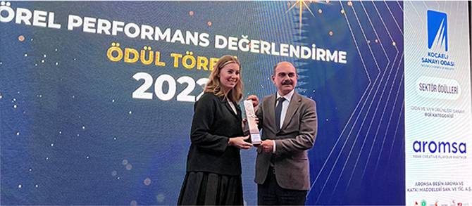 Aromsa Marmara Bölgesi Büyük Ölçekli İşletme Ödülü